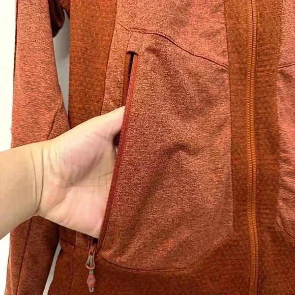 Lafuma x Montblanc Outdoor Full Zip Performance Jacket Gorpcore Orange Women's S - Picture 6 of 16
